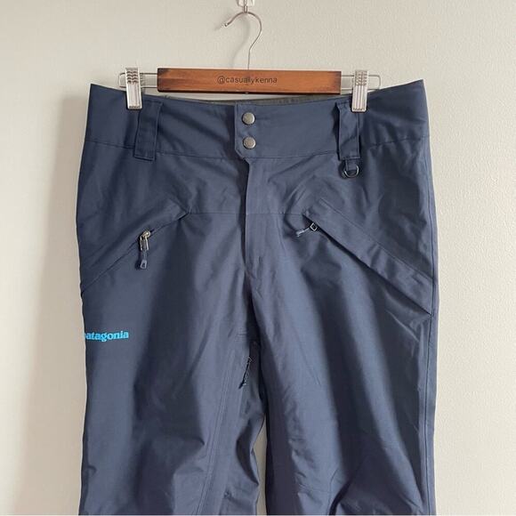 Patagonia | Men’s Navy Blue Snowshot Snow Pant H2NO Winter Recco Performance Ski - Picture 4 of 14